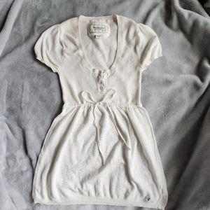 Vintage American Eagle Outfitters Cream Babydoll Top